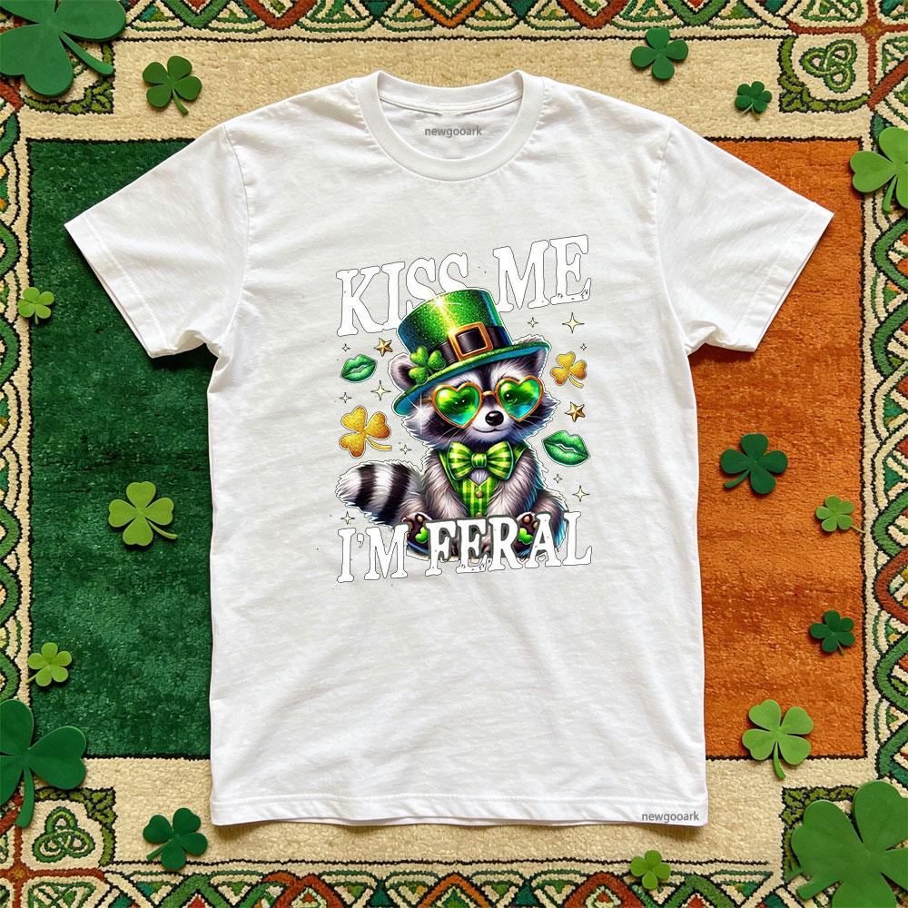 Saint Patrick lucky Irish green t shirt man cotton funny festival printed T shirt Casual Retro Unisex Adult Party tee