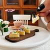 1 шт. Миниатюрный баскский пирог Хлеб Крем Десерт для кукольного домика 1/12 Кухня DIY Пищевые аксессуары Мини-мебель для кукольного домика