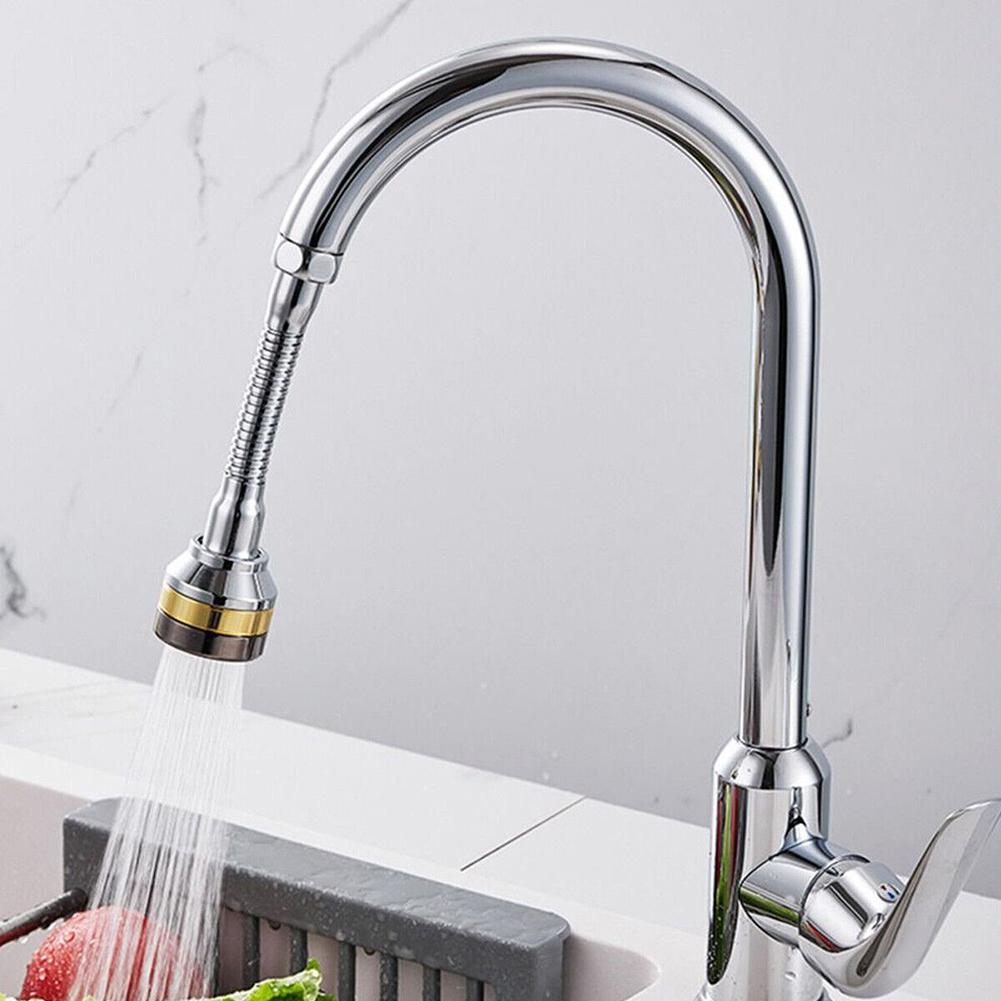 Удлинитель крана с вращающейся на 360 градусов головкой, водосберегающий, для кухонной мойки, гибкий, с распылительной головкой, домашний, удлиненный, с фильтром для распыления