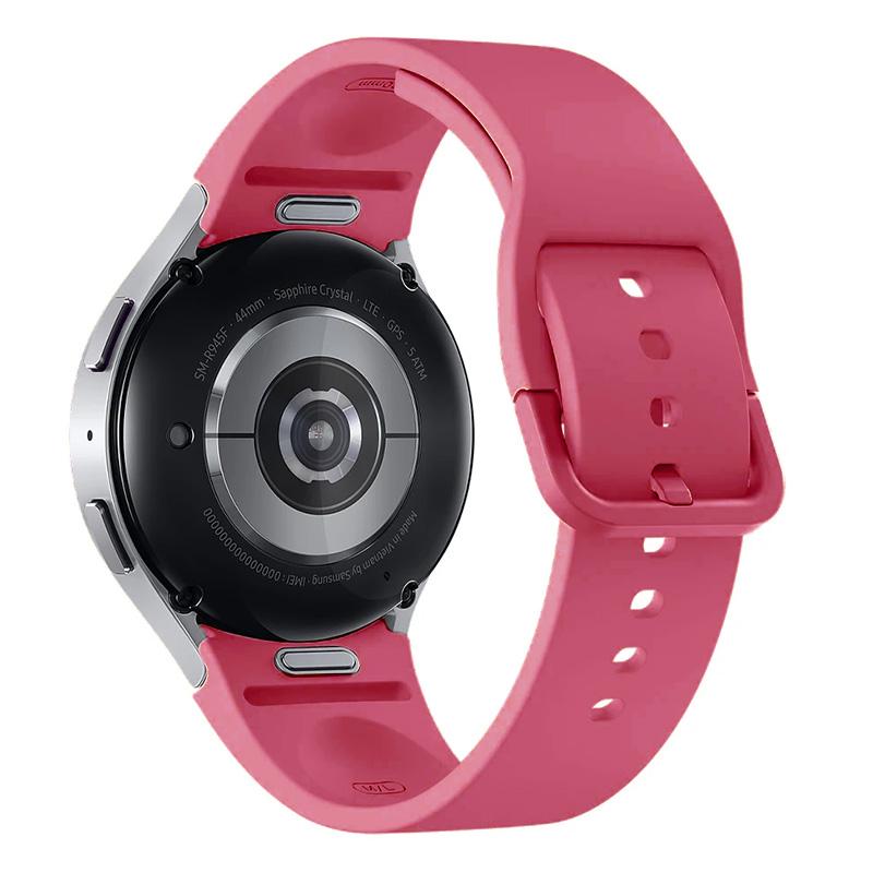 Классический ремешок для Samsung Galaxy Watch 6 5 4 44 мм 40 мм/4 classic 46 мм 42 мм браслет 20 мм силиконовый браслет Galaxy Watch 5 pro 45 мм ремешок