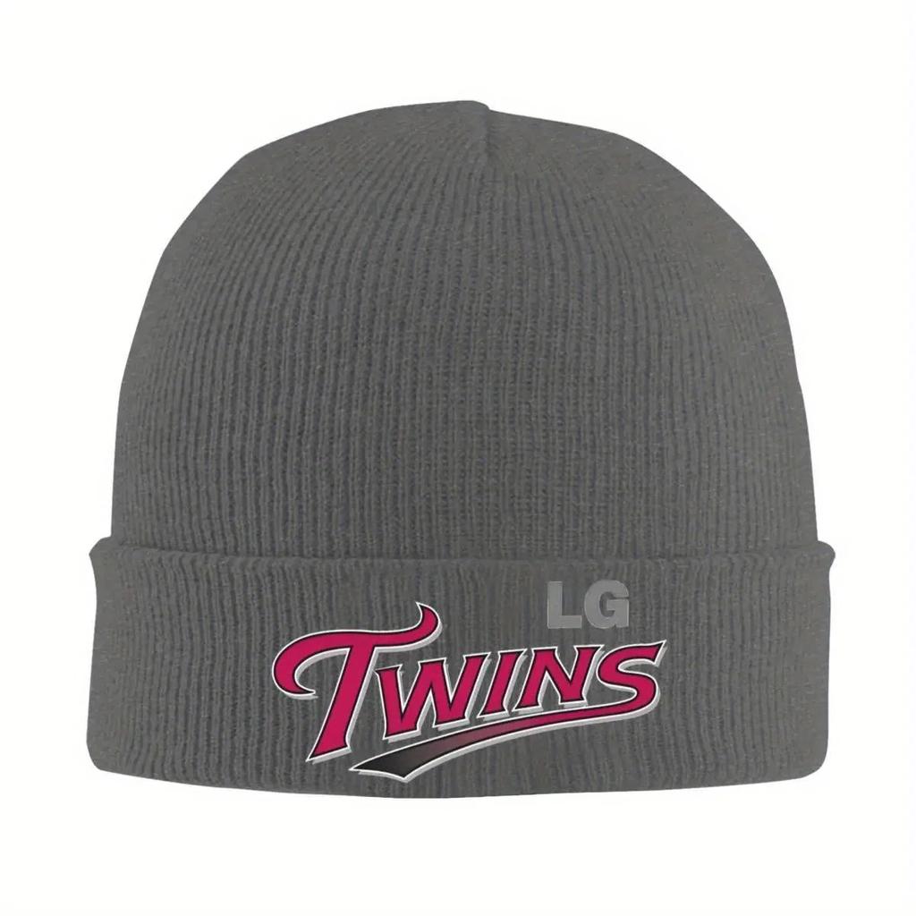 LGTwins Сеул Бейсбол KBO Логотип-надпись Вязаная шапка Бини Осенняя Зимняя Шапка Теплые Уличные Шапки Унисекс Женские