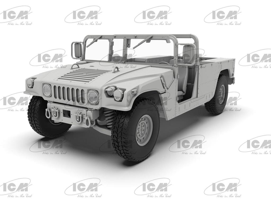 ICM American M1097A2 Humvee Пластиковая модель 35435 1/35 (Военная техника)