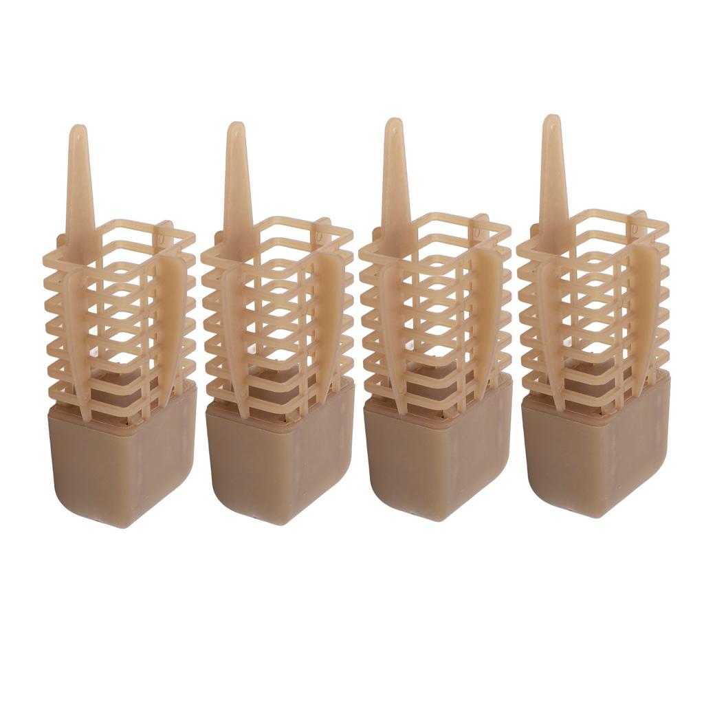 4Pcs Carp Fishing Nesting Device European Style Fixed Point Nesting Cage Nest Feeder Fishing