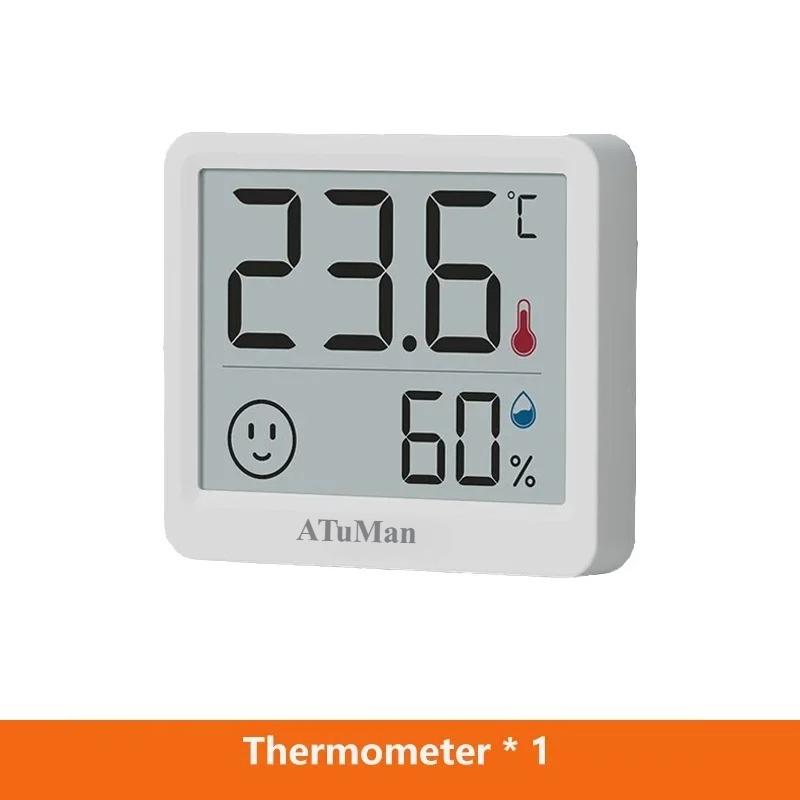 New DUKA Atuman 2.5 Inch LCD Electronic Digital Temperature Humidity Meter Indoor Thermometer Hygrometer Weather Sensor Clock 2
