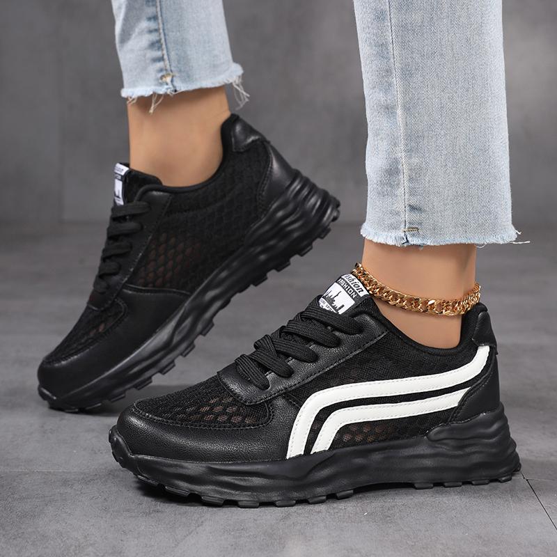 TUINANLE Женская обувь Летняя обувь с отверстиями Сетчатая дышащая легкая нескользящая спортивная обувь