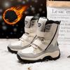 Winter Snow Boots Women Anti-slip Warm Soft Plush Casual Outdoor Hiking Shoes Women Thick-soled Breathable High-top Boots Women