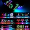 RGB LED Матричная Пиксельная Панель Гибкая Водонепроницаемая Бегущая Строка Рекламная Вывеска Bluetooth APP Программируемый Экран для Автомобильного Дисплея