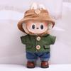 For 17cm Labubu Doll Clothes Fashion Clothes Hoodies Doll Clothes Color Match Hoodies Dolls Accessories Cute Decoration Little Cloths