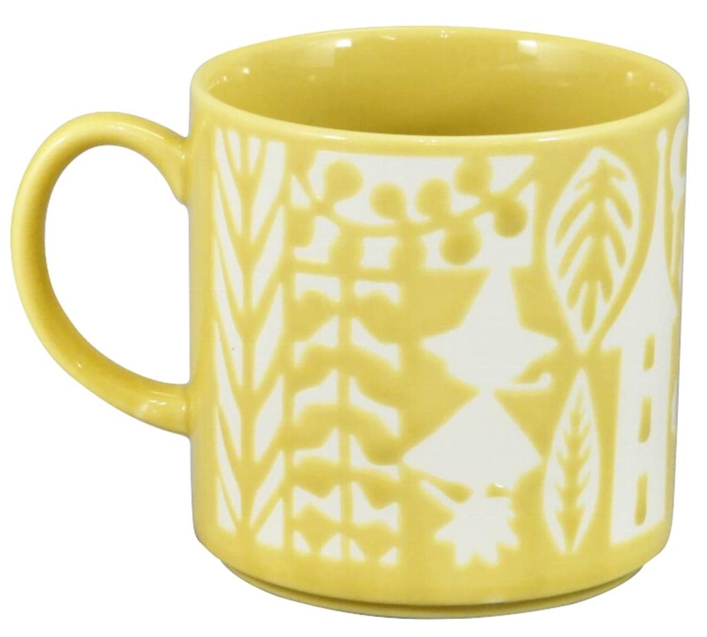 Moomin Mug with Wooden Coaster (Yellow) MM6301-11C