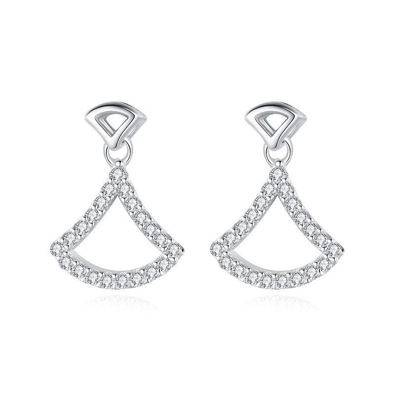 Tancise 925 Sterling Silver Zircon Earrings Drop Earrings For Women Wedding Party Gifts