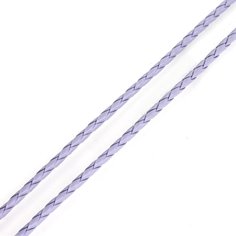 LOULEUR 10 метров/лот 3 4 мм Плетеный кожаный шнур Для кожаных браслетов Кожаная веревка Нить для DIY Ожерелья Изготовления украшений