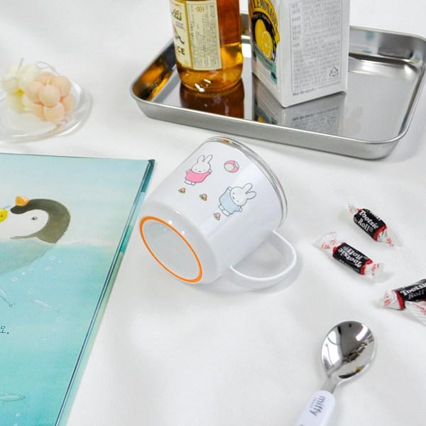 Childrens Miffy Non-slip Little Lid Stainless Steel Cup, Mixed Colors, 2 Pieces, Popular Korean Parenting Items