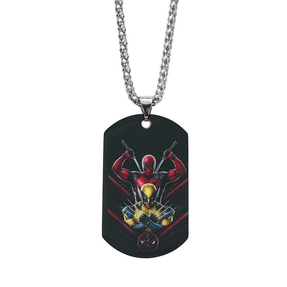 Deadpool & Wolverine Necklace Best Friends Heart Deadpool & Wolverine Necklace for Women Men Cosplay Jewelry Gift