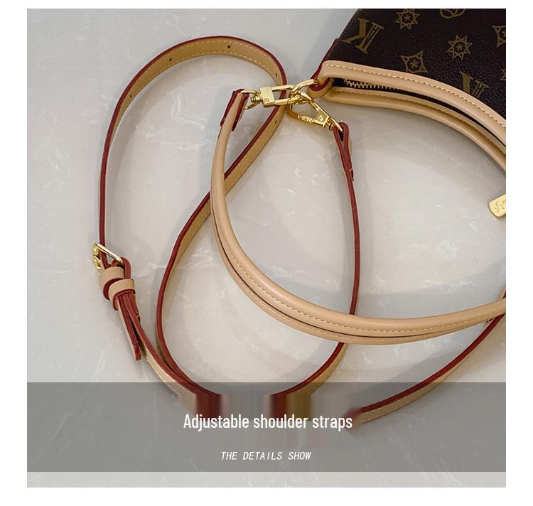 Ниша 2025 Мини-тоут: Высококачественная универсальная женская сумка кроссбоди с цветочным дизайном