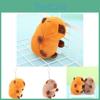 Cute Capybara Stuffed Animal Keychain Delightful And Quirky Plush Toy