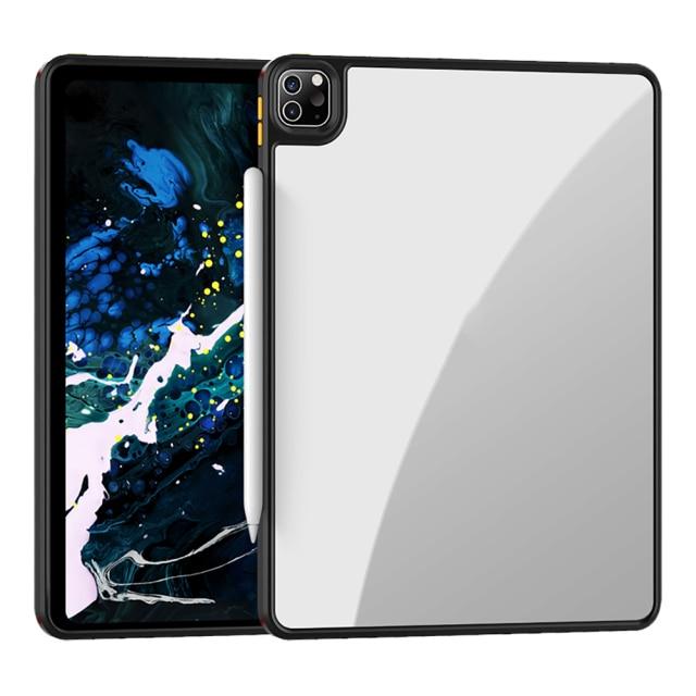 Для iPad Pro 12,9 чехол для планшета противоударный гибкий край ТПУ прозрачная задняя крышка для iPad Pro 11 Air 4 10,9