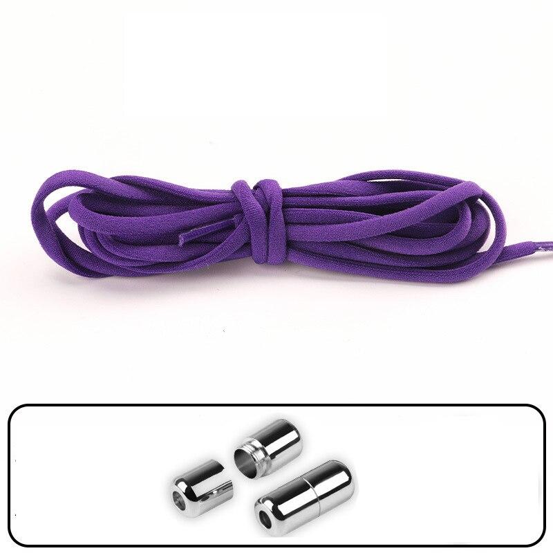 Шнурки унисекс для кроссовок, полукруглые шнурки для детей и взрослых без завязок, быстрые ленивые шнурки с металлическим замком