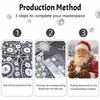 Christmas Pearl Painting Santa Claus Handmade Pearl Kit Winter Holiday Home Decoration Painting