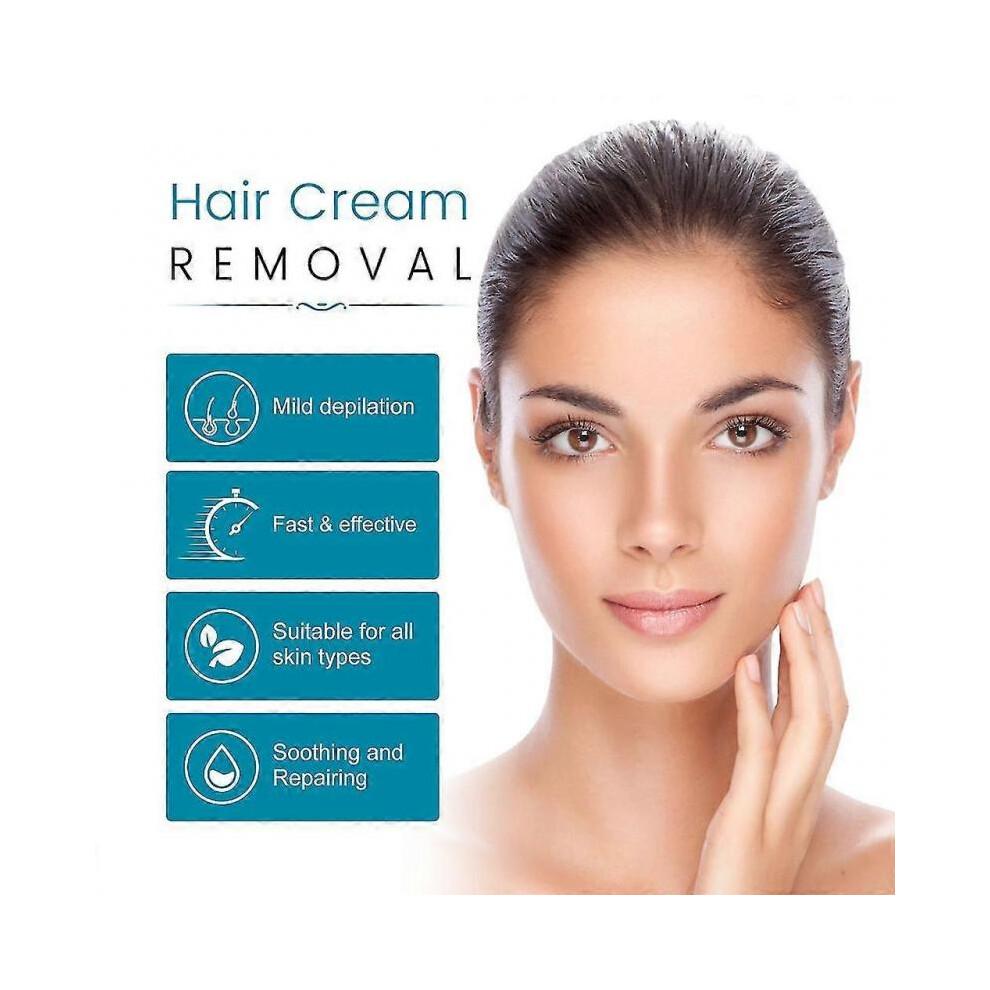 Eelhoe Painless Hair Removal Cream Face Arm Leg Back Underarms Bikini Line