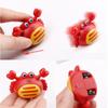 Cartoon marine animal return car Gift Exercise children's hands-on ability Cute cartoon shape Color Random Interactive toys Gift for boys and girls