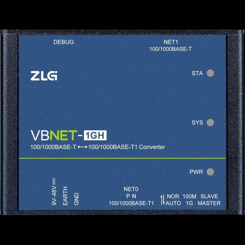 Высокопроизводительный автомобильный Ethernet-конвертер ZLG VBNET-1GH