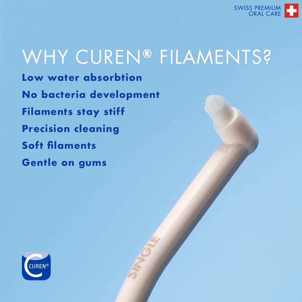 CURAPROX Hydrosonic Easy Sonic Электрическая Звуковая Набор Сменных Щеток Зубная Щетка, (2 кисти)