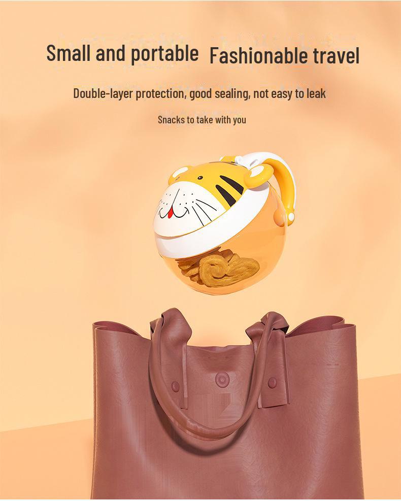 «Запечатанная миска для закусок из тритана с рисунком для детей — подходит для улицы и малышей»