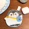 Soft Fluffy Plush Penguin Coin Purse Cartoon Keychain Holds Coins Zero Wallet Cute Mini Storage Bag Gifts For Kids Girls