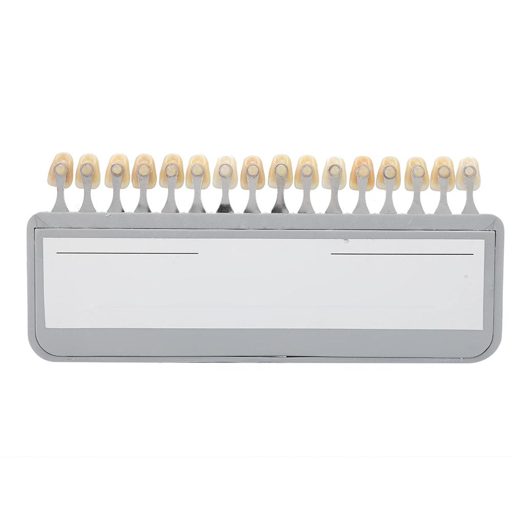 16-цветная стоматологическая шкала оттенков, шкала оттенков для отбеливания зубов, цветовой компаратор