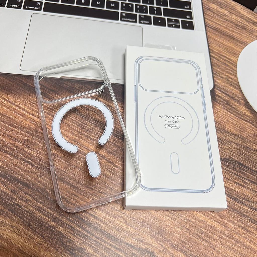 Прозрачный магнитный защитный чехол Magsafe для iPhone 16/17 XSMAX