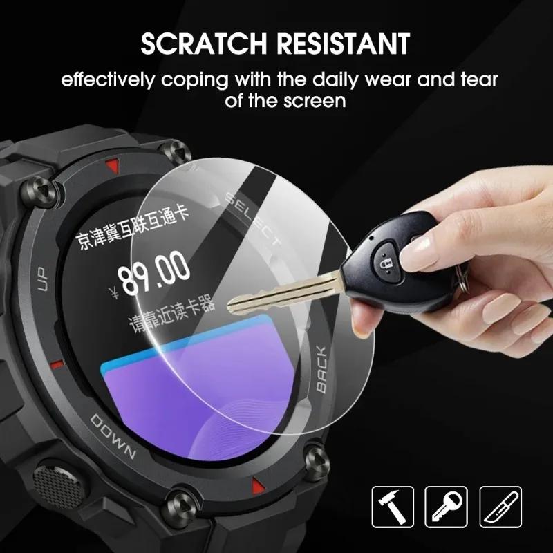 1-5 шт. Закаленное стекло для Amazfit T-rex 3 2, Защитная пленка для экрана, Антицарапающая пленка для Amazfit T-Rex3 T-Rex Pro T-Rex2