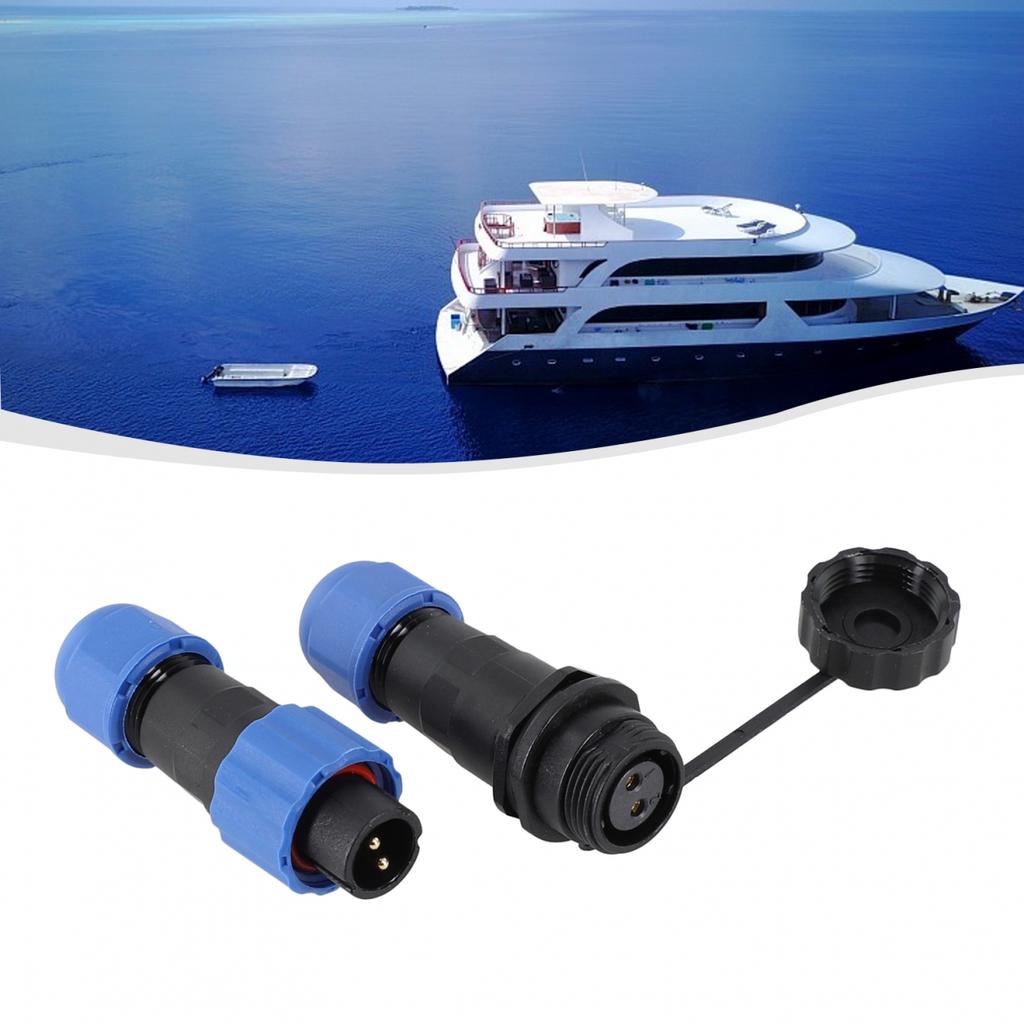 Professional IP68 Waterproof Aviation Connector SD13 Male Female Butt Joint
