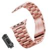 Ремешок из нержавеющей стали для Apple Watch Band Series SE/6/5/4/3/2/1 38 мм 42 мм Металлический спортивный ремешок для iWatch 40 мм 44 мм