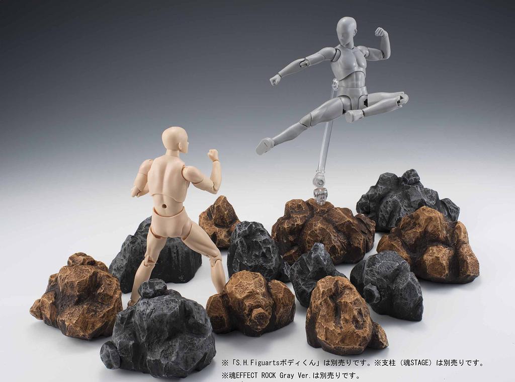 TAMASHII NATIONS Tamashii EFFECT ROCK бежевая версия. ПВХ и АБС без масштаба
