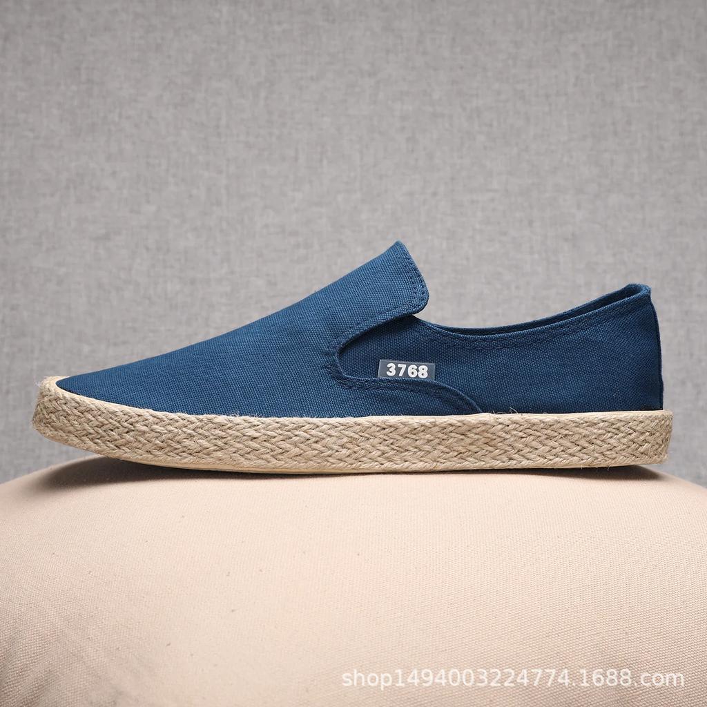 Fashion Spring Autumn Fashion Men Canvas Shoes Espadrilles Men Casual Slip On Breathable Loafers Men Flats Shoe Zapatos Hombre