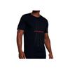 Nike Футболка мужская повседневная из хлопка с круглым вырезом и коротким рукавом, черная 908423-010