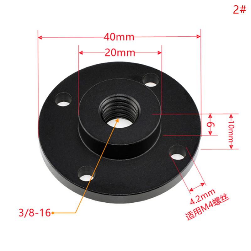 Hot Shoe Mount Adapter, Metal Thread Screw Nut Tripod Bracket, Camera Flash Bracket Accessories