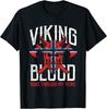 Футболка унисекс с норвежским флагом Viking Blood Skull PrideНорвегия