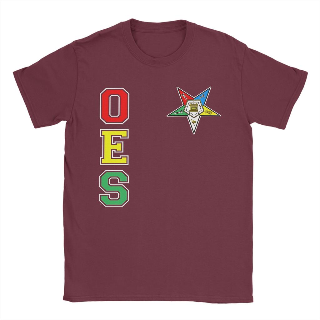 Oes Order Of The Eastern Star T Shirt Unisex 100 Cotton Funny Tshirts Round Collar Tees Short Sleeve Tops New Arrival