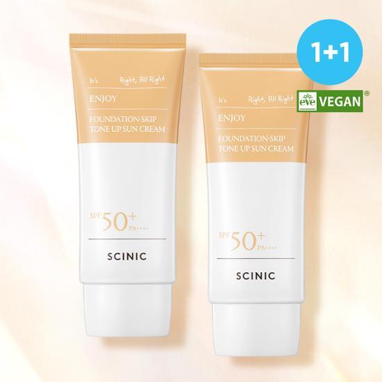 Cynic Enjoy Padeskip Tone-Up Sun Cream 50 г Двойная скидка