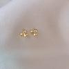 Clover Stud Earrings Women's Flower Earrings Niche Light Luxury Design Earrings Small and Simple