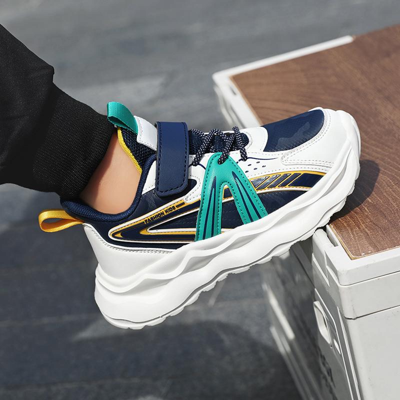 Детская модная дышащая повседневная обувь, детская спортивная обувь для бега, трендовые удобные спортивные кроссовки для студентов и девочек