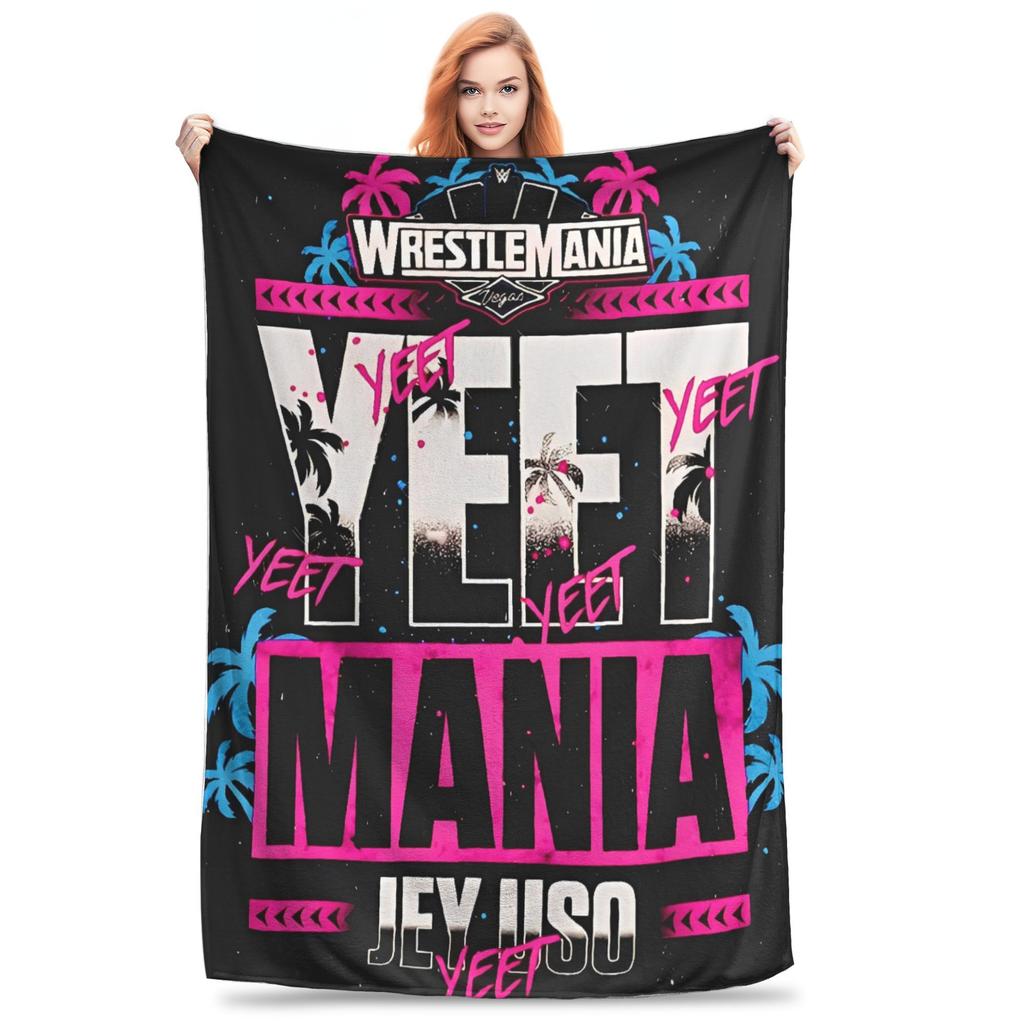 JEY YEET USO Борьба Теплое одеяло Детское плюшевое покрывало Смешное для дивана кресла Фланелевая простыня Покрывало для дивана-кровати