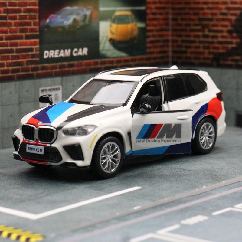 1/43 BMW X5M SUV Alloy Car Model Diecast Metal Track Racing Vehicles Car Model Simulation Collection Childrens Toy Gift