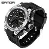 SANDA Fashion Trend Electronic Watch Multifunctional Waterproof Wristwatch