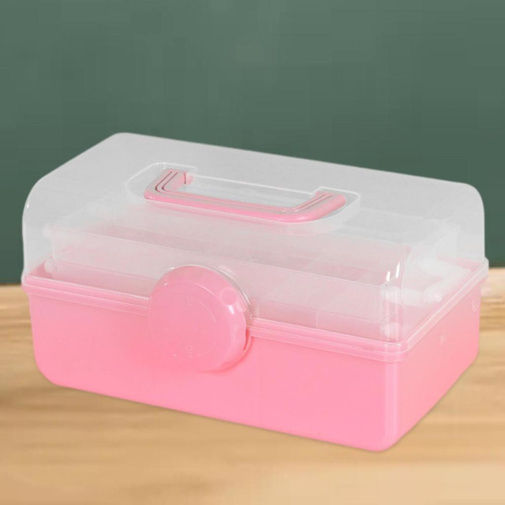 3 Layer Storage Box Sewing Supplies Organizer Multipurpose for Nails Making Sets Art