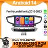 Carplay Android 14 For Hyundai Ioniq 2016-2025 Head Unit Video GPS WIFI RDS BT Multimedia Car Minitor DSP Navigation