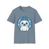 Unisex Softstyle Cute Winter Seal T-Shirt | Whimsical, Snowy Christmas