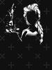 Frozen Let It Go | Frozen-Inspired Queen Elsa Silhouette Art Fitted T-Shirt