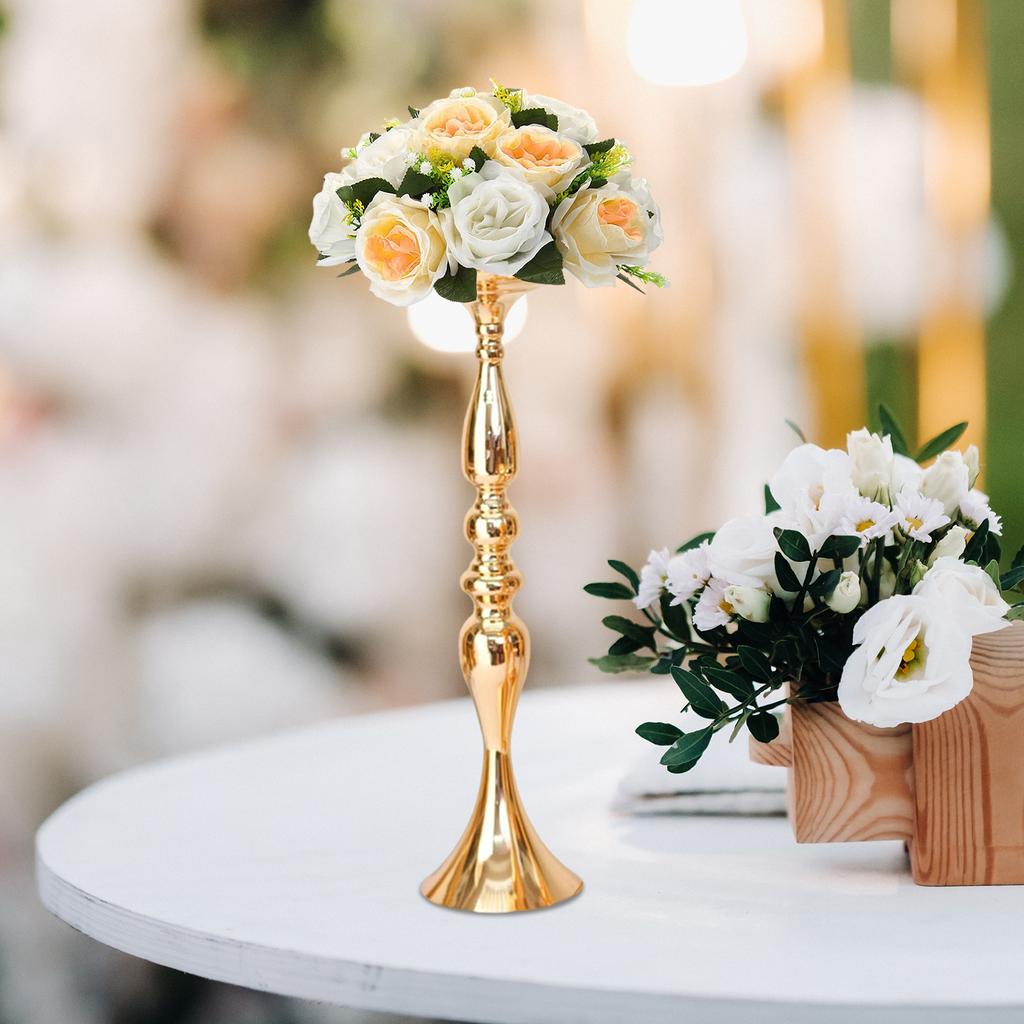 24 шт. Универсальная свадебная ваза для цветов Высота 19,69 дюйма Держатели для цветов Стеллаж для цветочных композиций для украшения центра стола на вечеринку и ужин